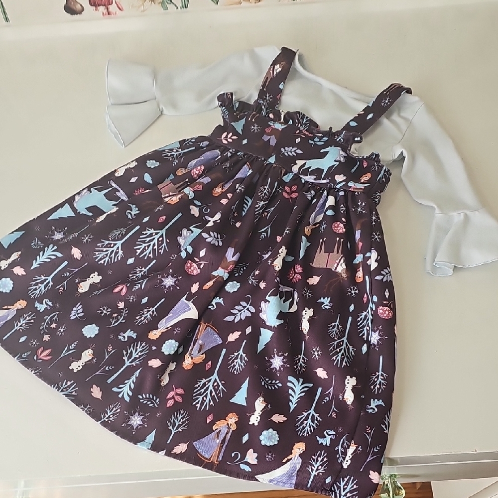 3T Disney Pippa & Julie Frozen 2 Printed Jumper Elsa Anna Olaf